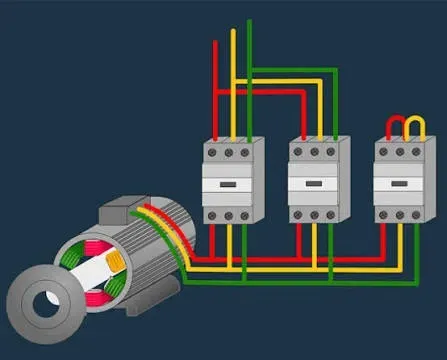 آموزش مدار ستاره مثلث مبتدی